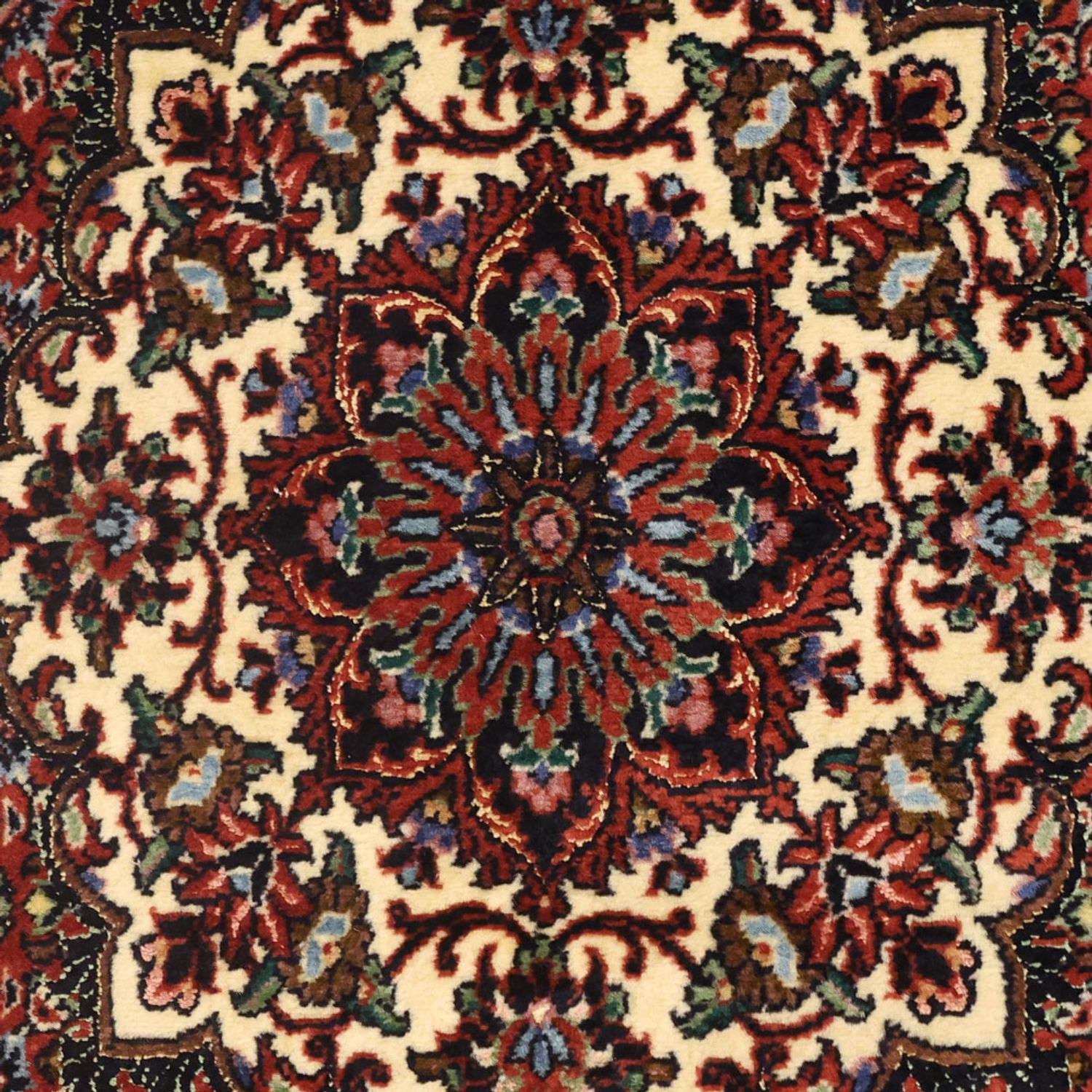 Dywan perski - Bijar - Royal - 147 x 72 cm - ciemna czerwień