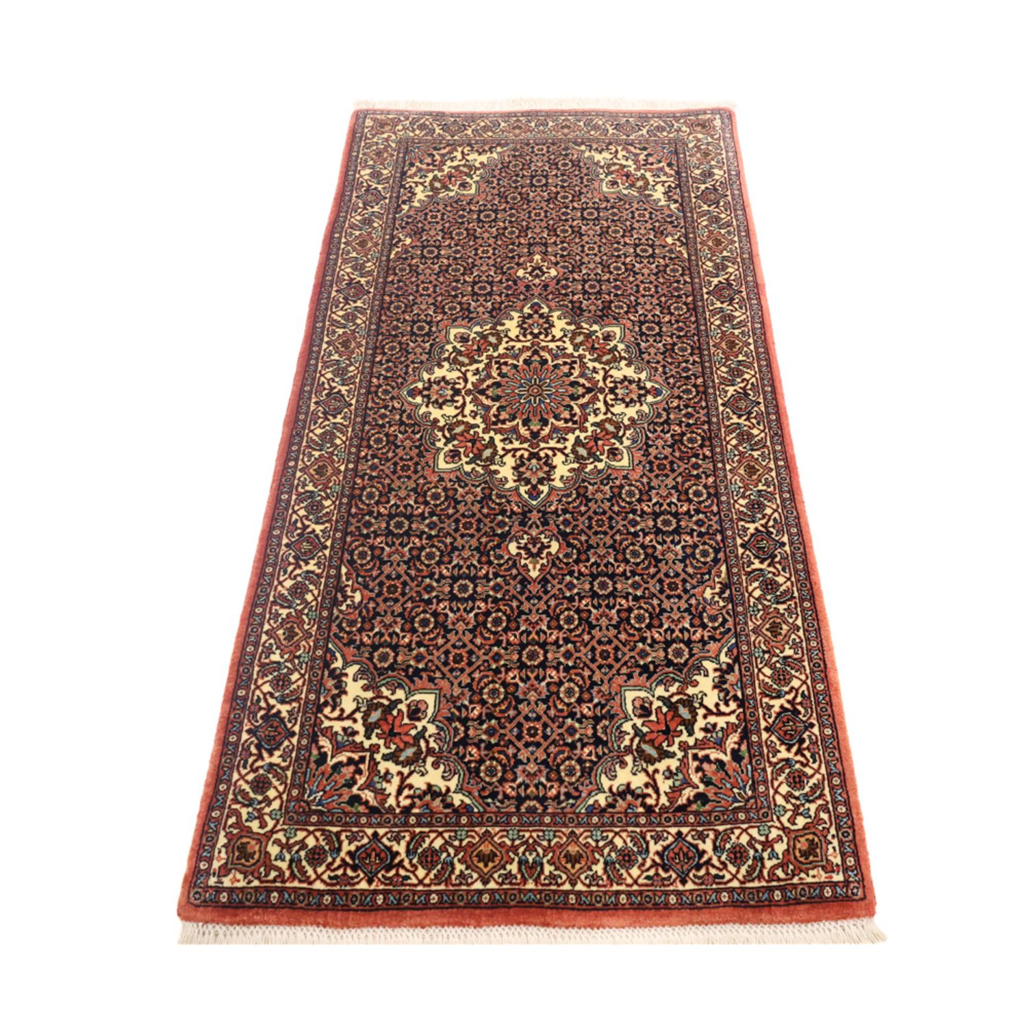 Dywan perski - Bijar - Royal - 149 x 69 cm - ciemna czerwień
