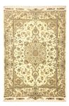 Persisk tæppe - Tabriz - Premium - Halskæde af silke - 206 x 145 cm - beige