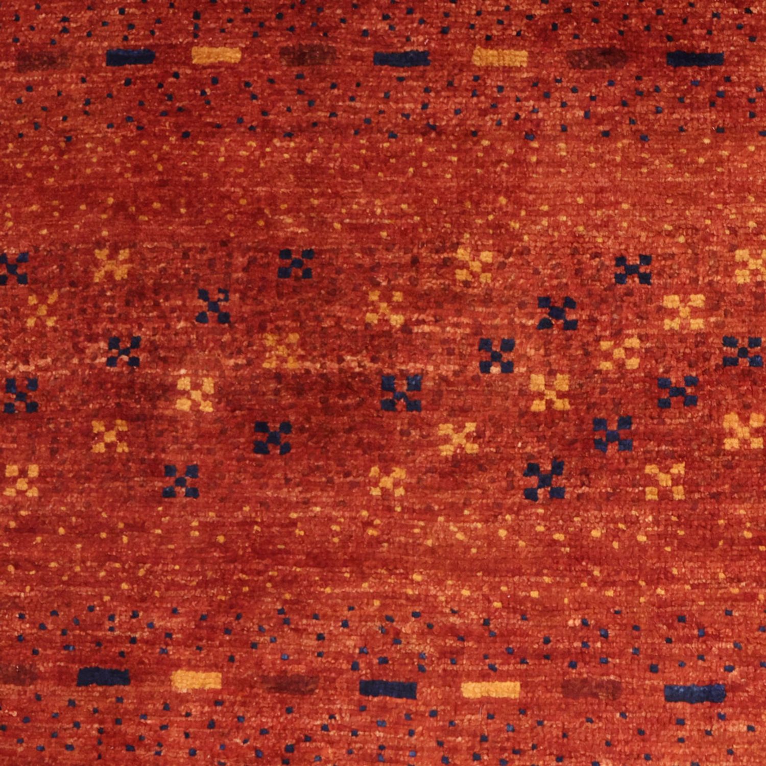 Gabbeh Rug - Kashkuli Perser square  - 111 x 101 cm - dark red