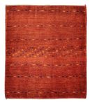 Gabbeh Rug - Kashkuli Perser square  - 111 x 101 cm - dark red