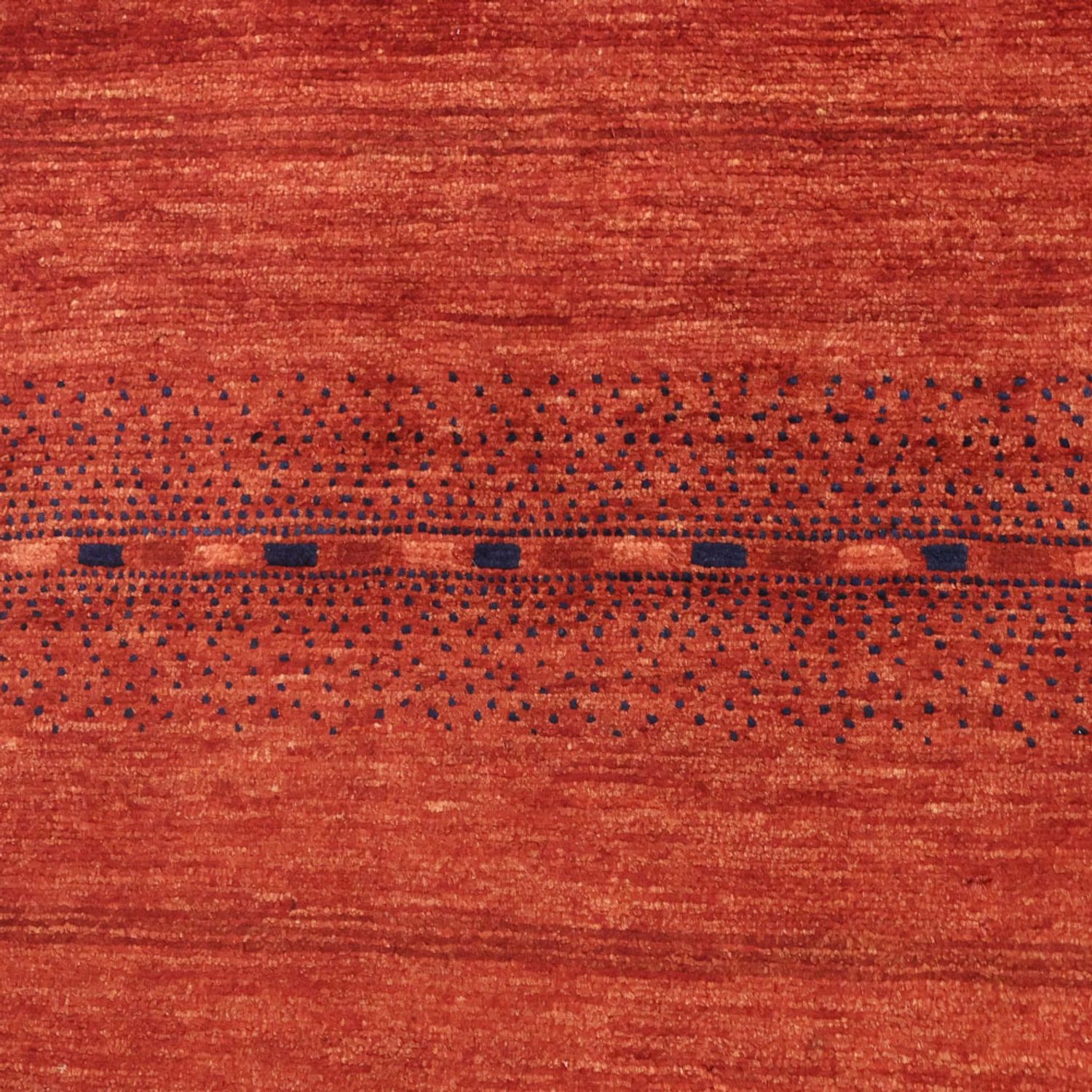 Dywan Gabbeh - Kashkuli perski - 119 x 96 cm - ciemna czerwień