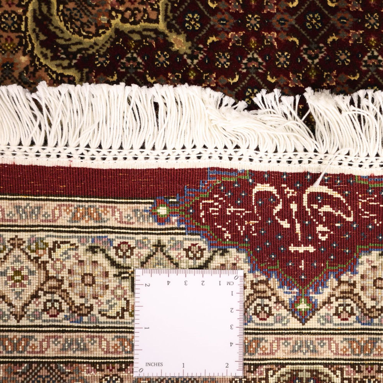 Alfombra Persa - Tabriz - Real - Real - 112 x 59 cm - beige oscuro