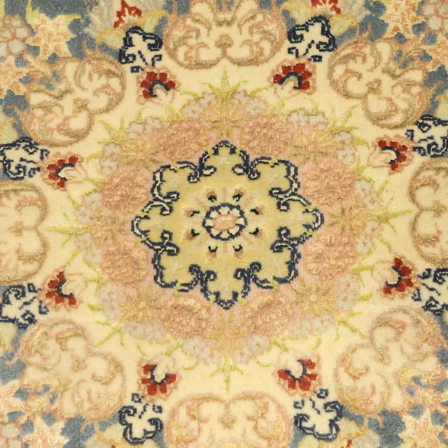Perzisch tapijt - Tabriz - Royal - 118 x 81 cm - lichtblauw