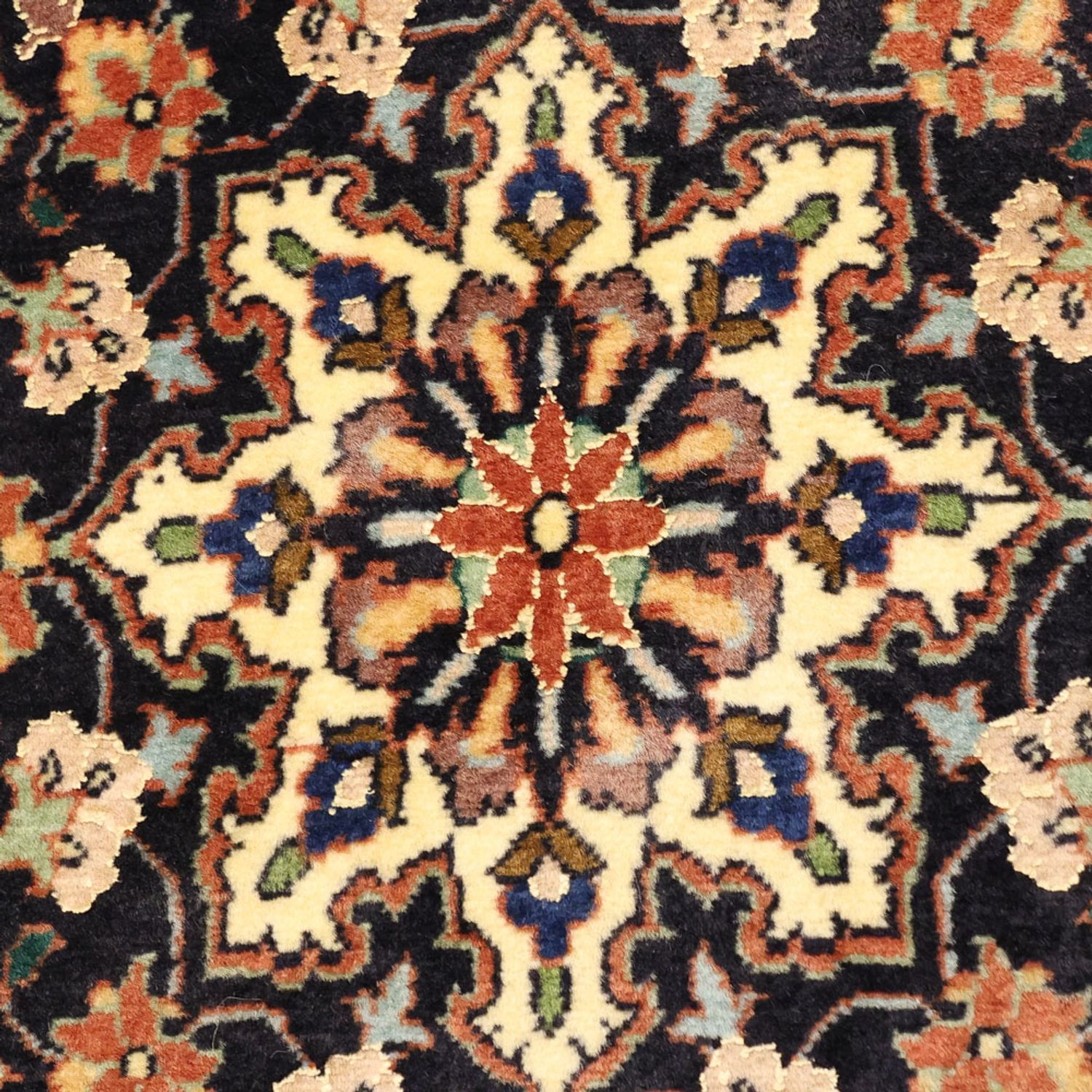 Dywan perski - Bijar - 136 x 70 cm - ciemny beż