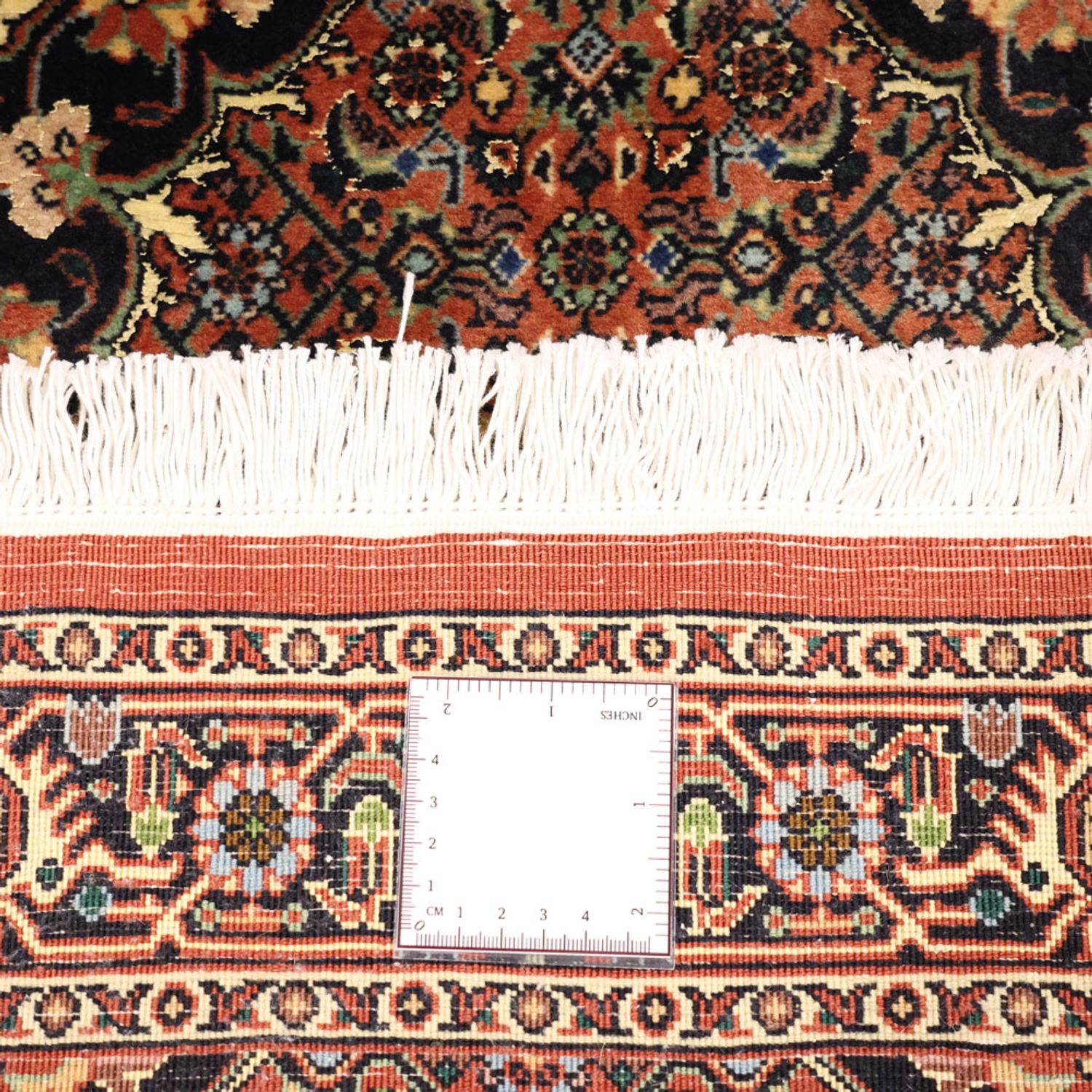 Dywan perski - Bijar - 136 x 70 cm - ciemny beż
