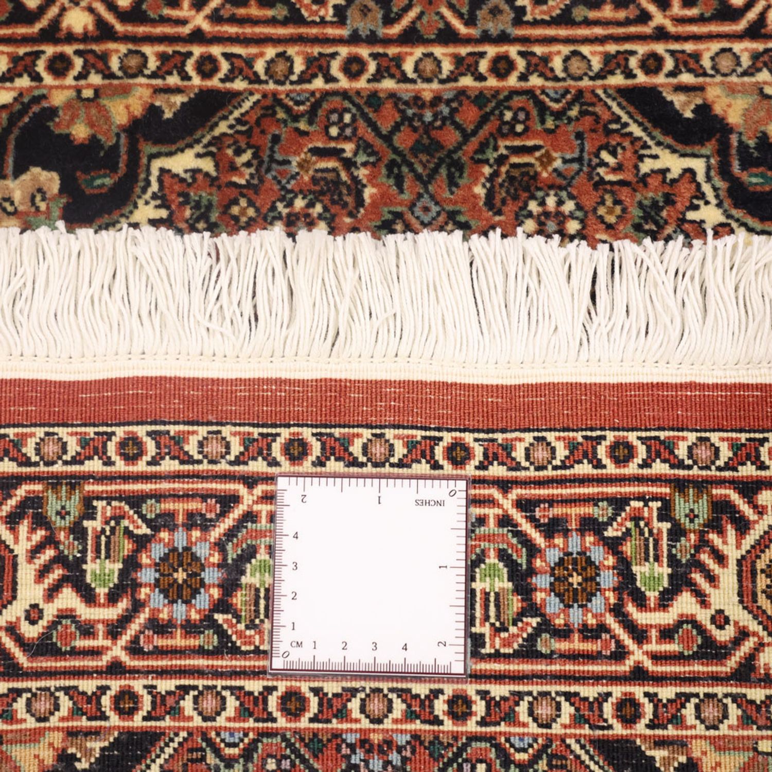 Dywan perski - Bijar - 140 x 69 cm - ciemny beż