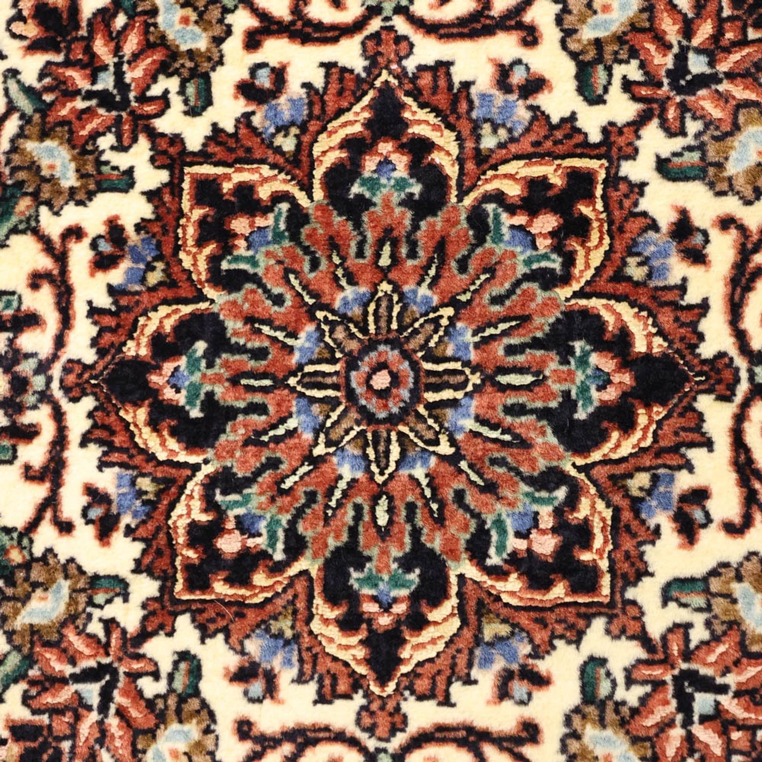 Dywan perski - Bijar - 141 x 71 cm - ciemna czerwień
