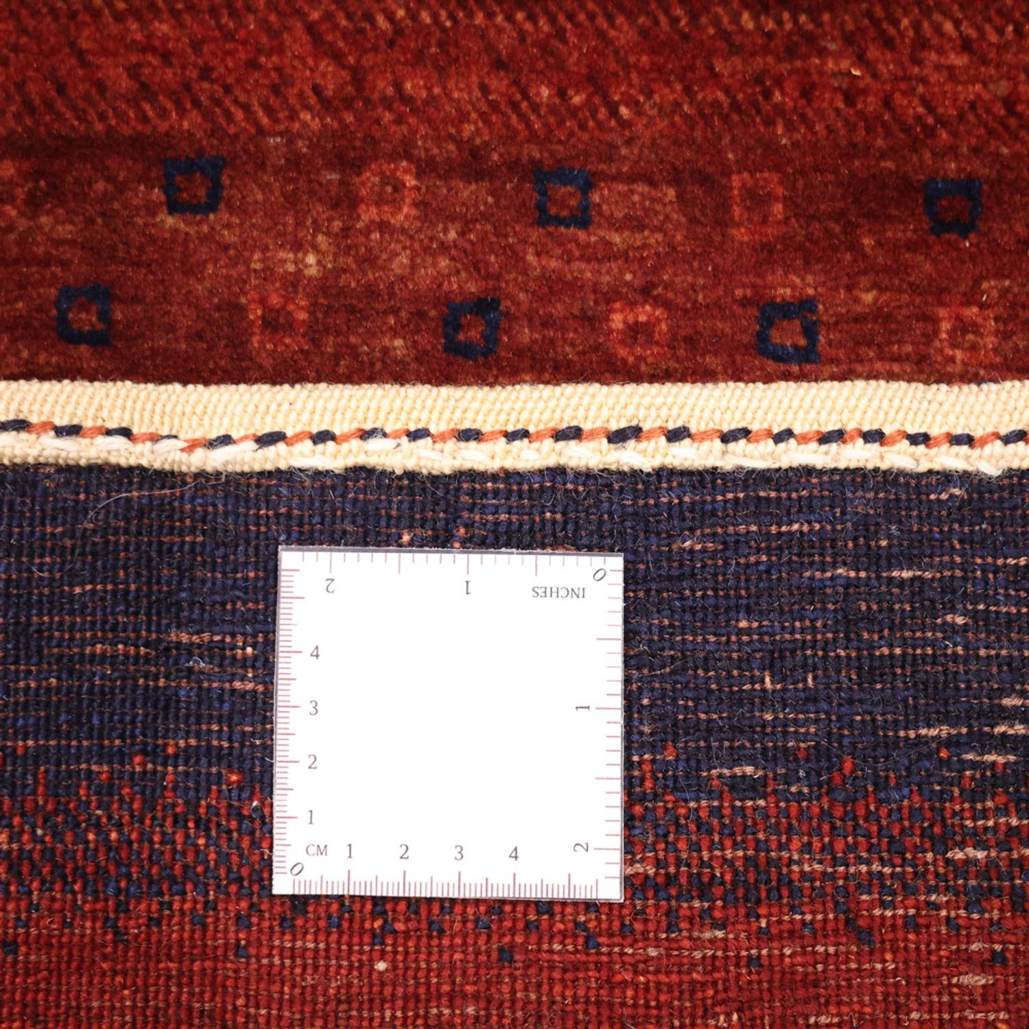 Gabbeh Koberec - Kashkuli Perský - 97 x 74 cm - tmavě červená