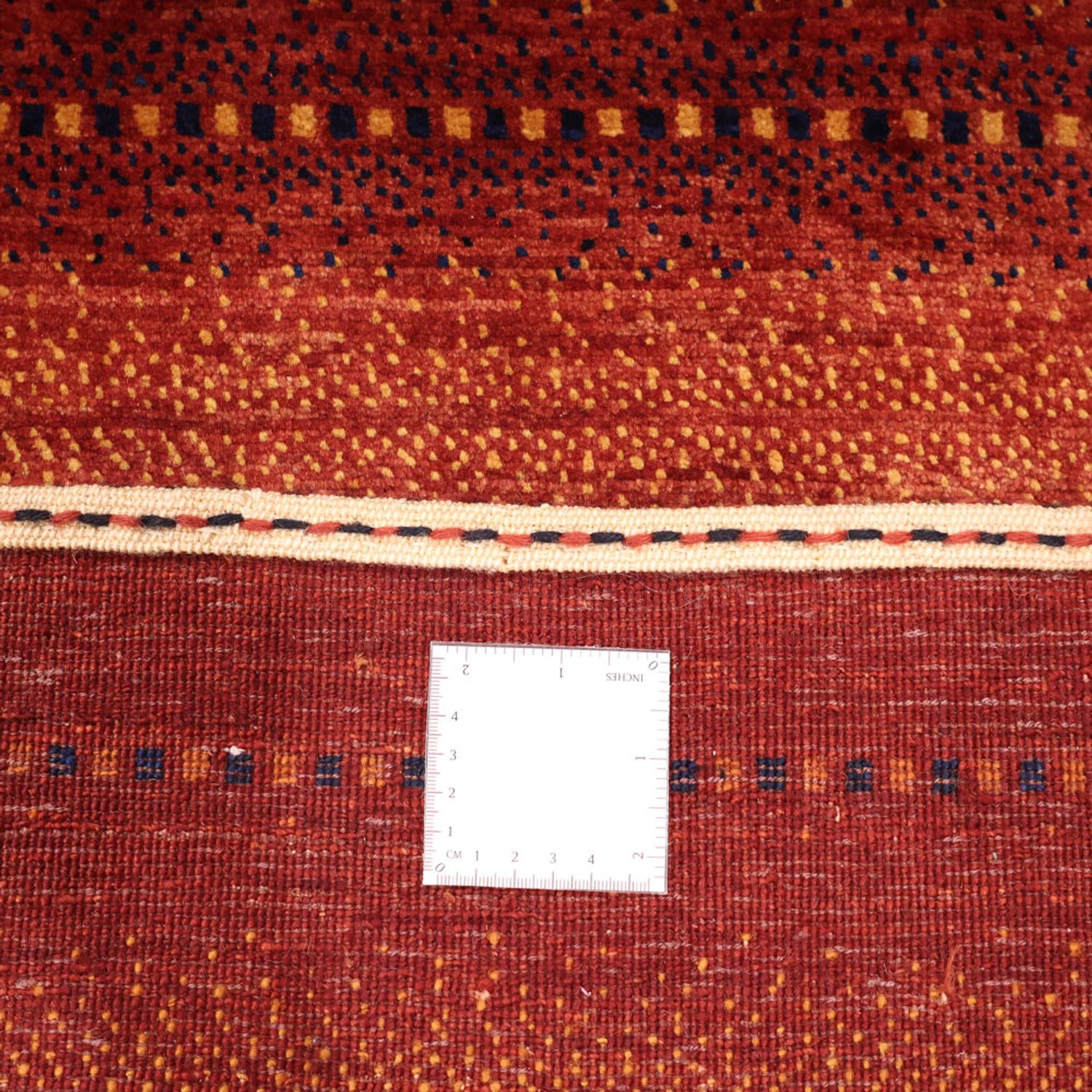 Dywan Gabbeh - Kashkuli perski - 122 x 98 cm - czerwony