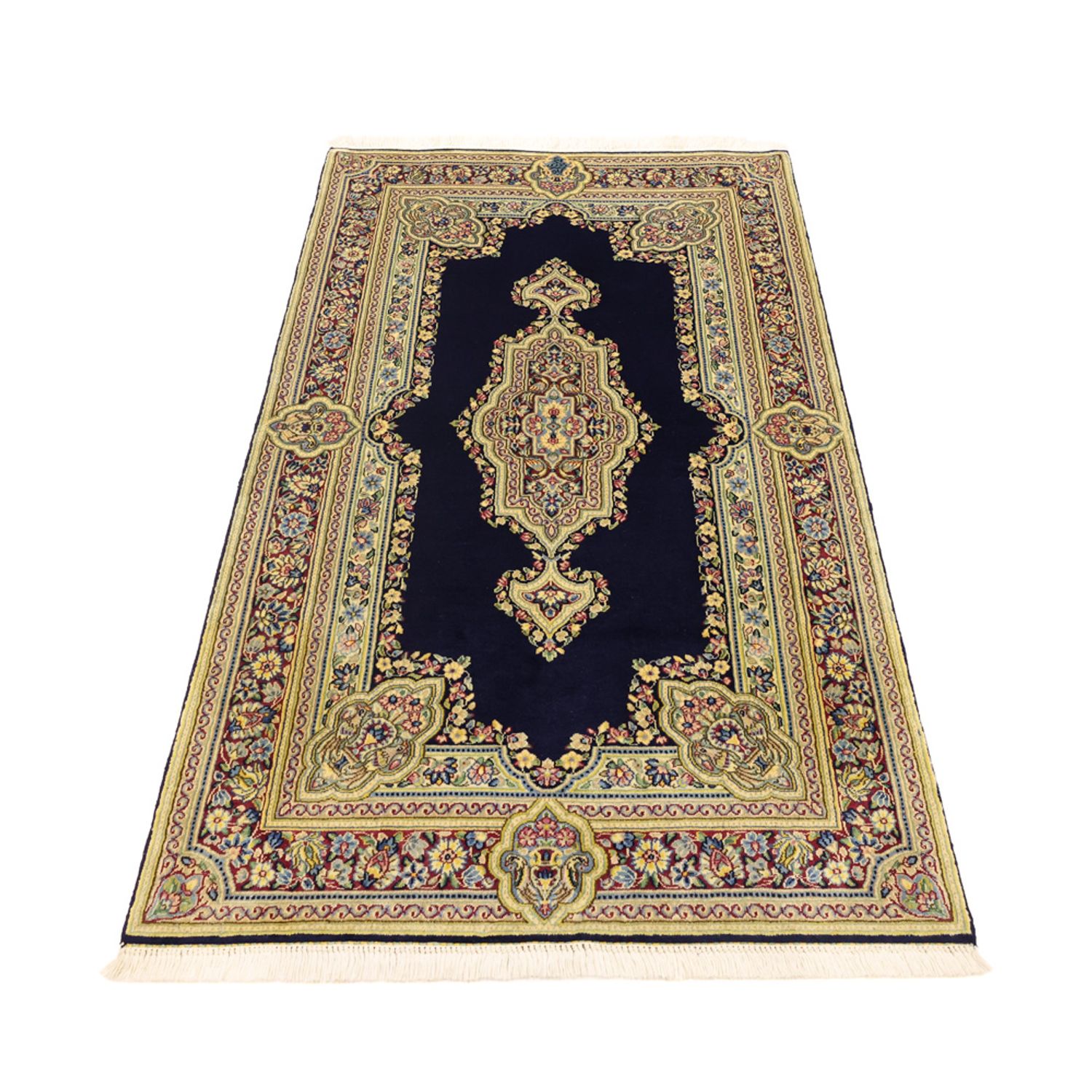 Perserteppich - Classic - Rawar - 147 x 90 cm - dunkelblau