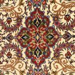Perserteppich - Isfahan - Premium - Seidenkette - 171 x 111 cm - beige