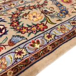 Perserteppich - Isfahan - Premium - Seidenkette - 171 x 111 cm - beige