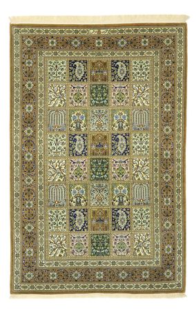 Perserteppich - Ghom - Royal - 154 x 102 cm - olivgrün