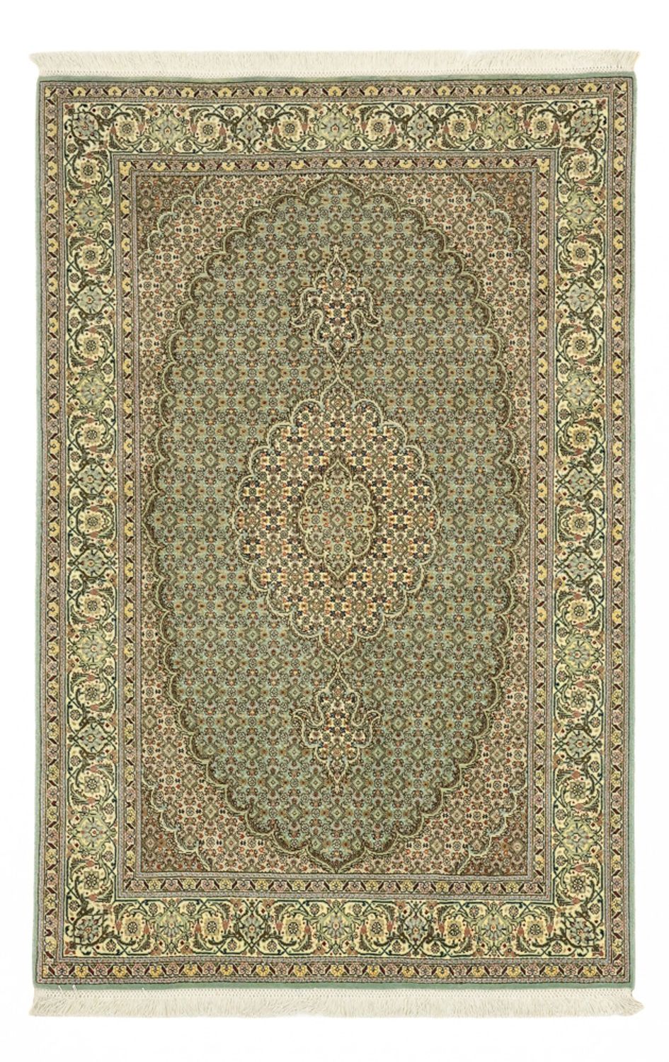 Perserteppich - Täbriz - Royal - 153 x 101 cm - olivgrün