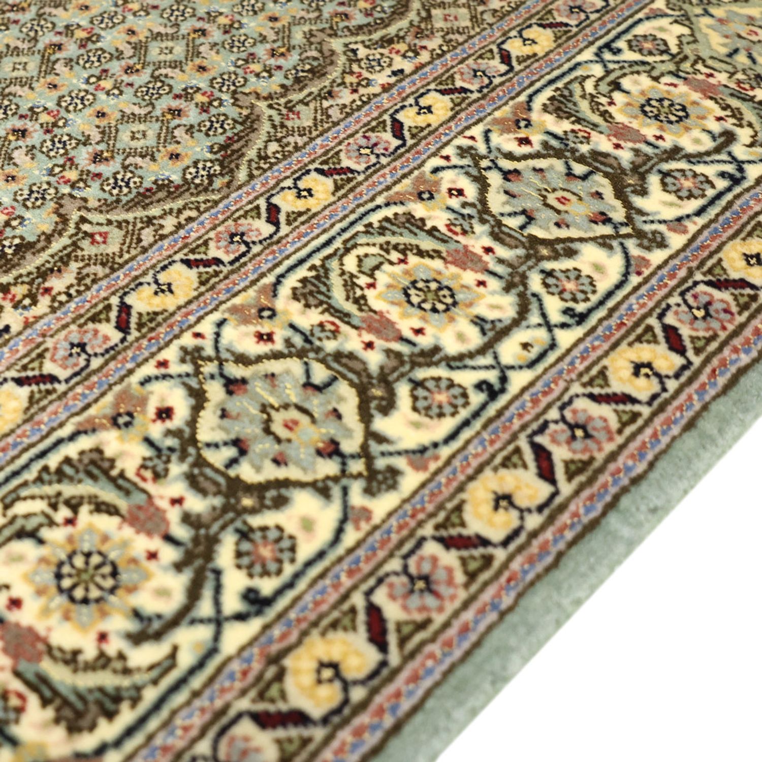 Perserteppich - Täbriz - Royal - 153 x 101 cm - olivgrün