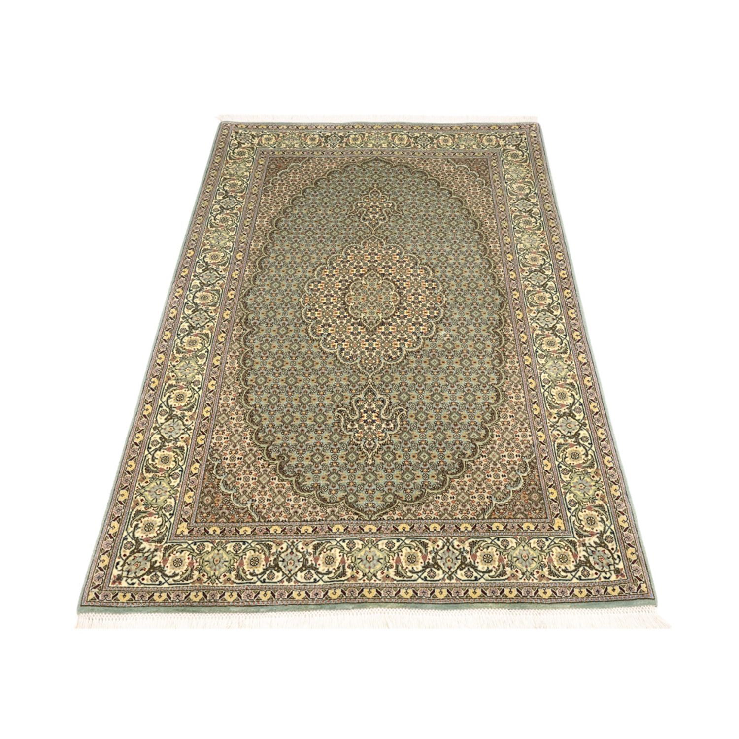 Perserteppich - Täbriz - Royal - 153 x 101 cm - olivgrün