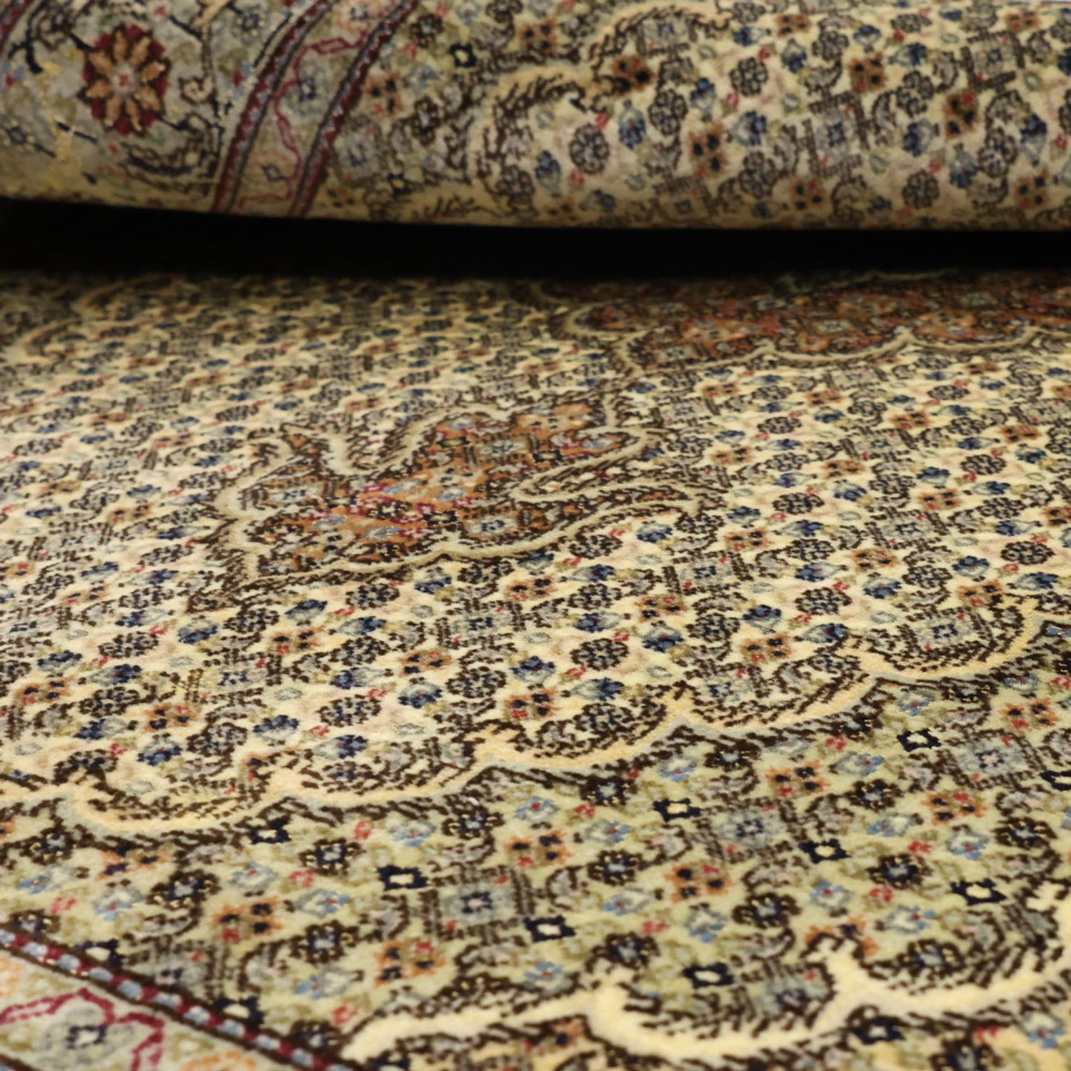 Perserteppich - Täbriz - Royal - 150 x 102 cm - olivgrün