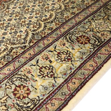 Perzisch tapijt - Tabriz - Royal - 150 x 102 cm - olijfgroen