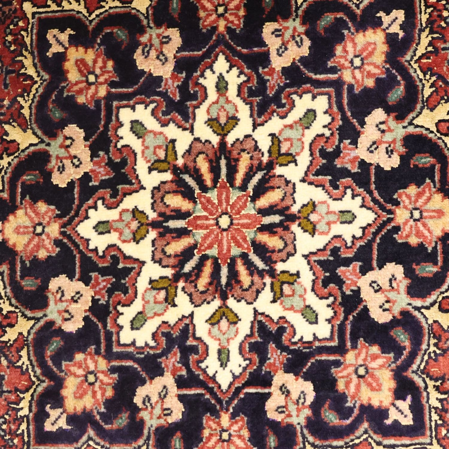 Perzisch tapijt - Bijar - 140 x 72 cm - donkerrood