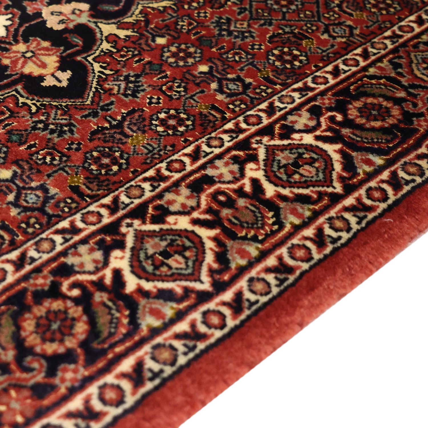 Perzisch tapijt - Bijar - 140 x 72 cm - donkerrood