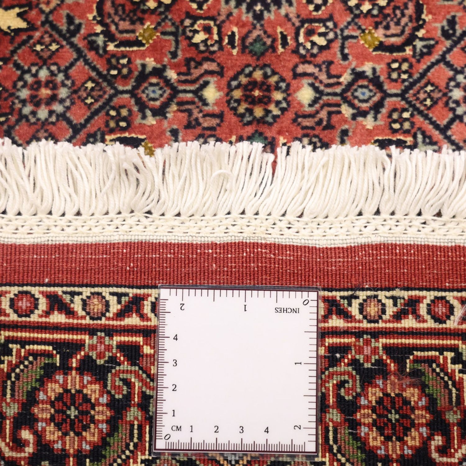 Perzisch tapijt - Bijar - 140 x 72 cm - donkerrood