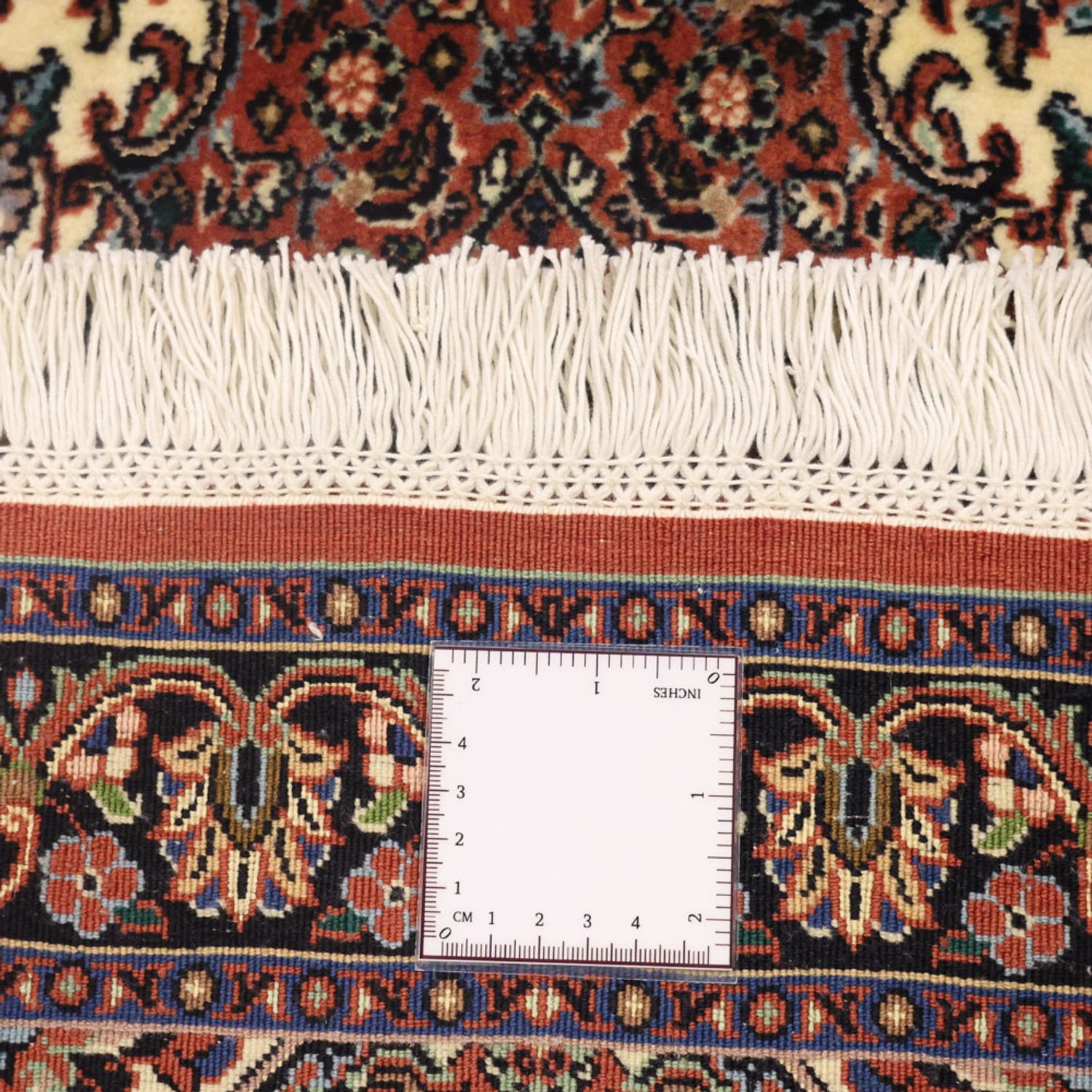 Dywan perski - Bijar - 141 x 69 cm - ciemna czerwień