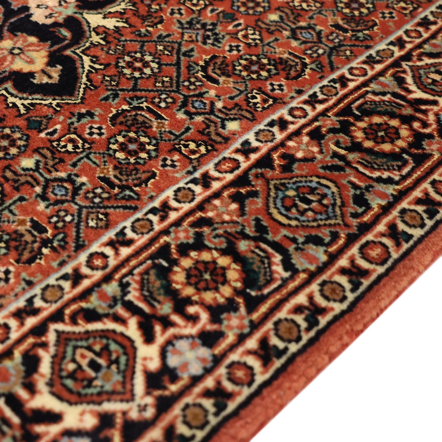Perzisch tapijt - Bijar - 131 x 72 cm - donkerrood
