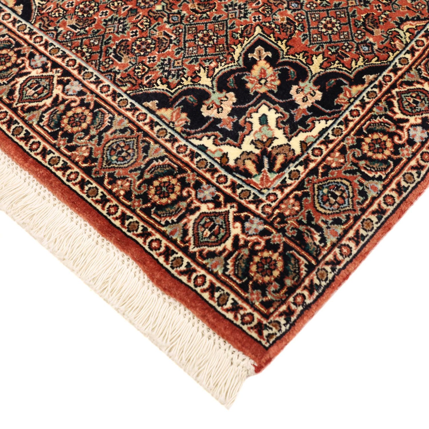 Perzisch tapijt - Bijar - 131 x 72 cm - donkerrood