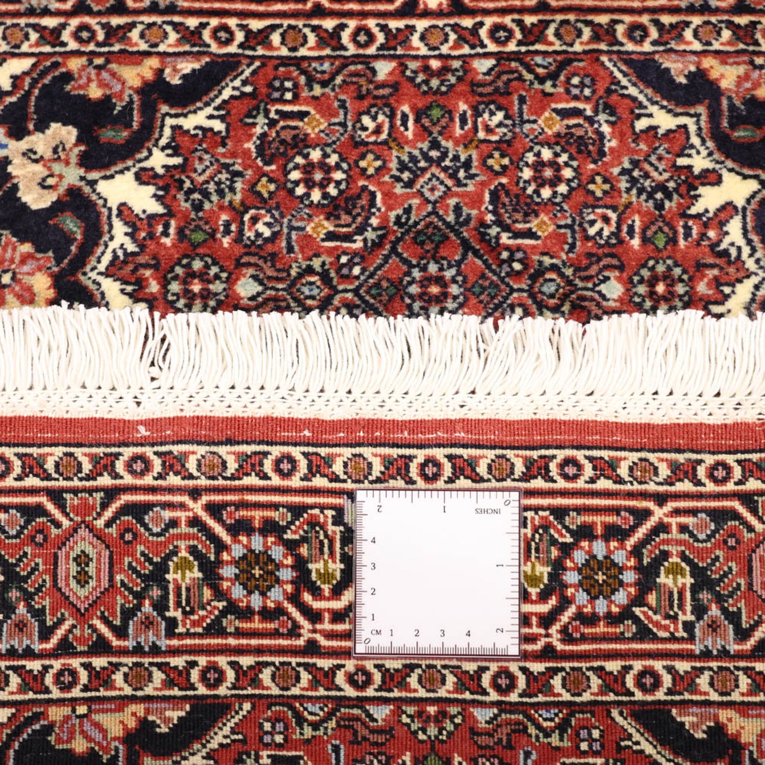 Dywan perski - Bijar - 135 x 73 cm - ciemna czerwień