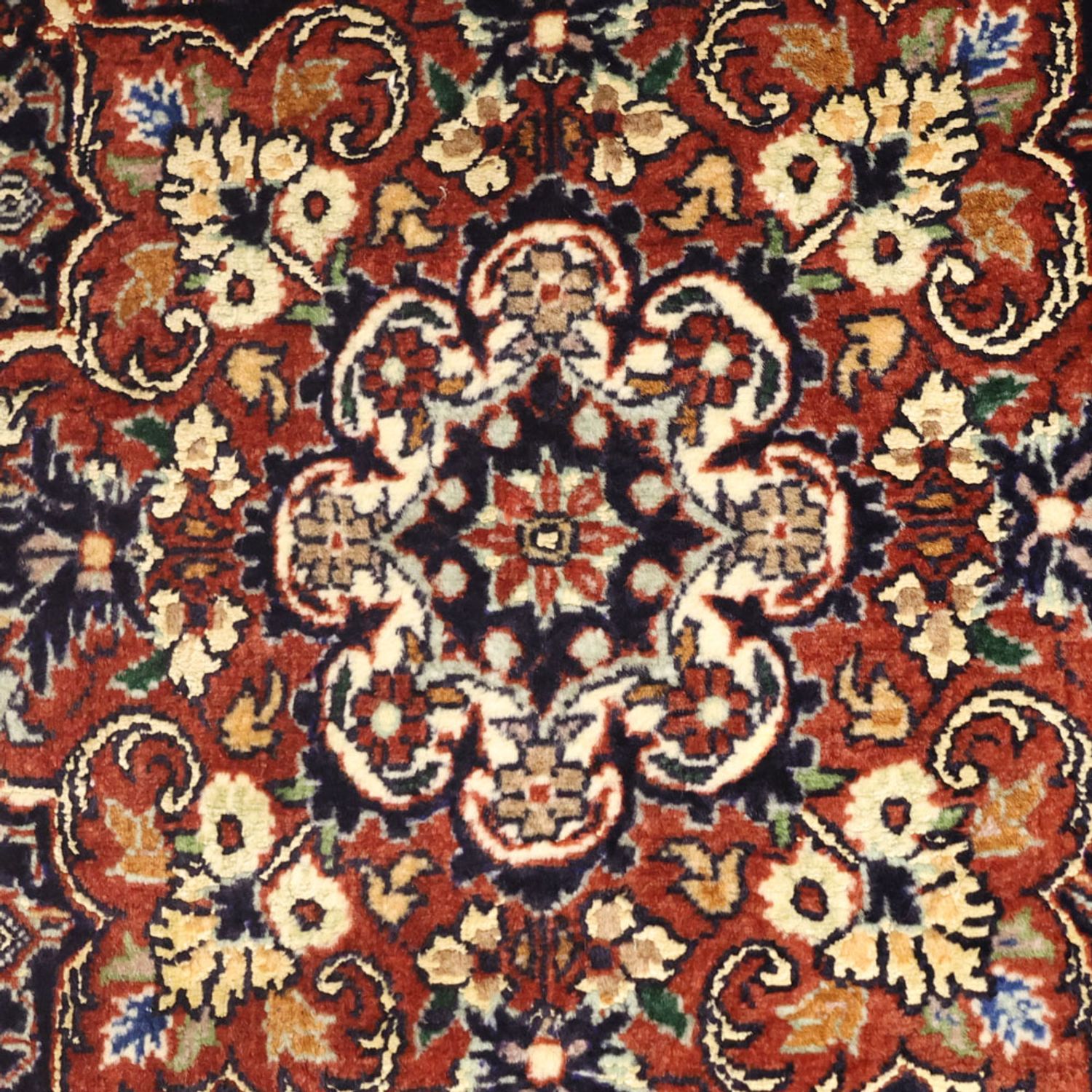 Perzisch tapijt - Bijar - 139 x 70 cm - donkerrood