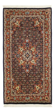 Perzisch tapijt - Bijar - 139 x 70 cm - donkerrood