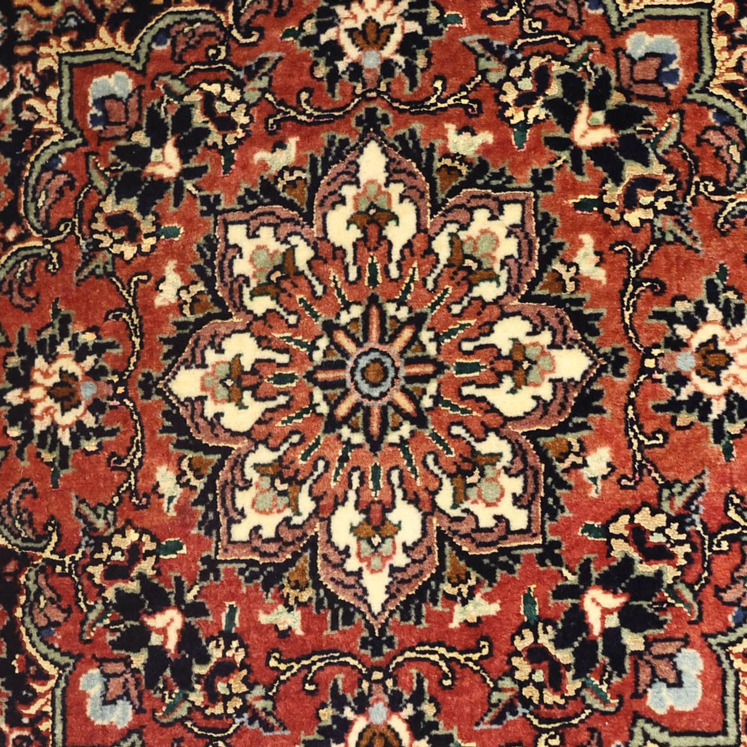 Dywan perski - Bijar - 136 x 72 cm - ciemny beż