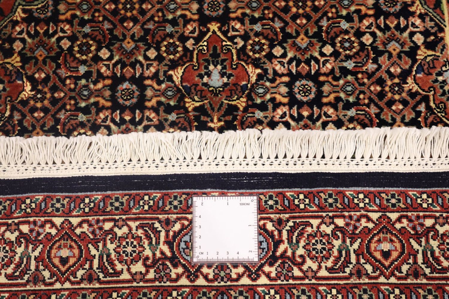 Dywan perski - Bijar - 136 x 72 cm - ciemny beż