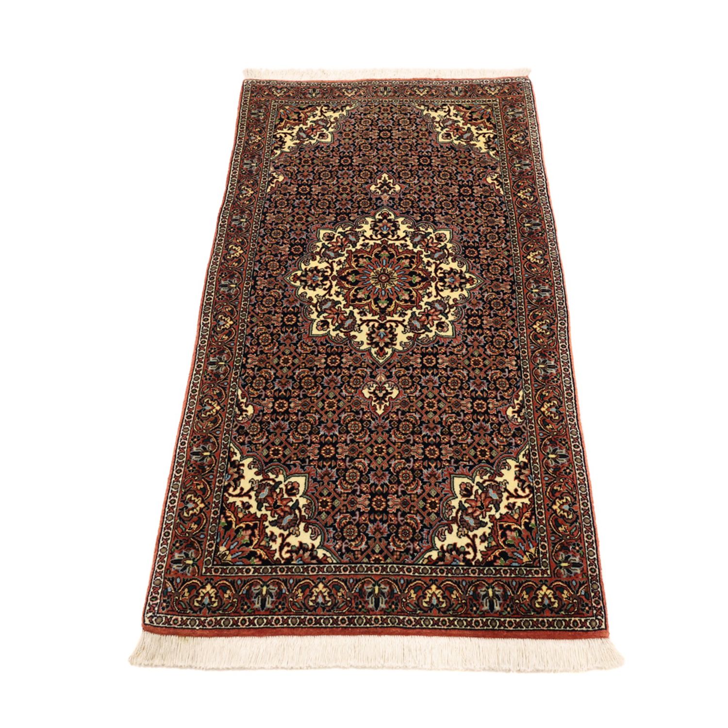 Dywan perski - Bijar - Royal - 137 x 70 cm - ciemna czerwień