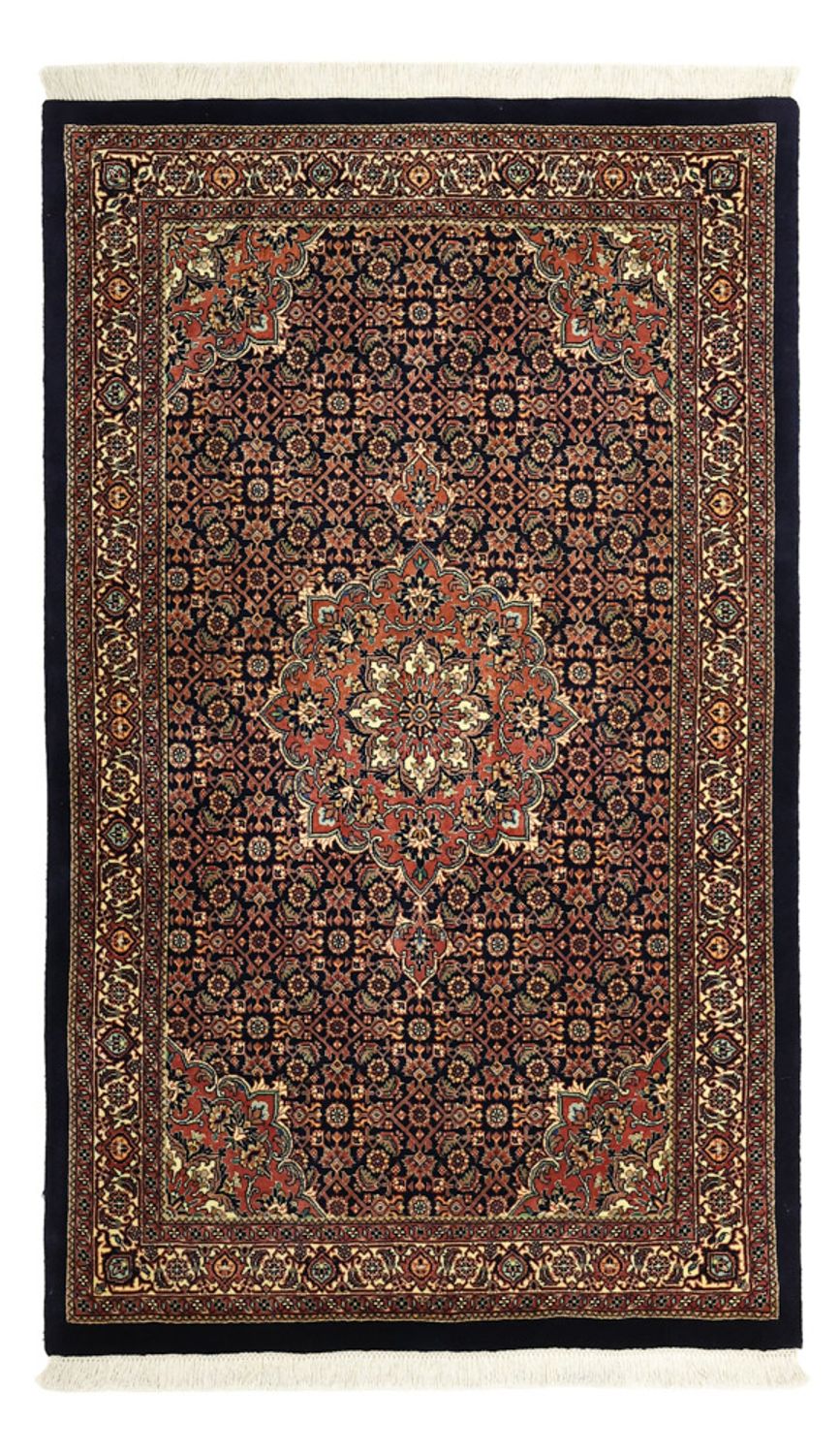 Persisk tæppe - Bijar - Royal - 149 x 89 cm - mørkerød