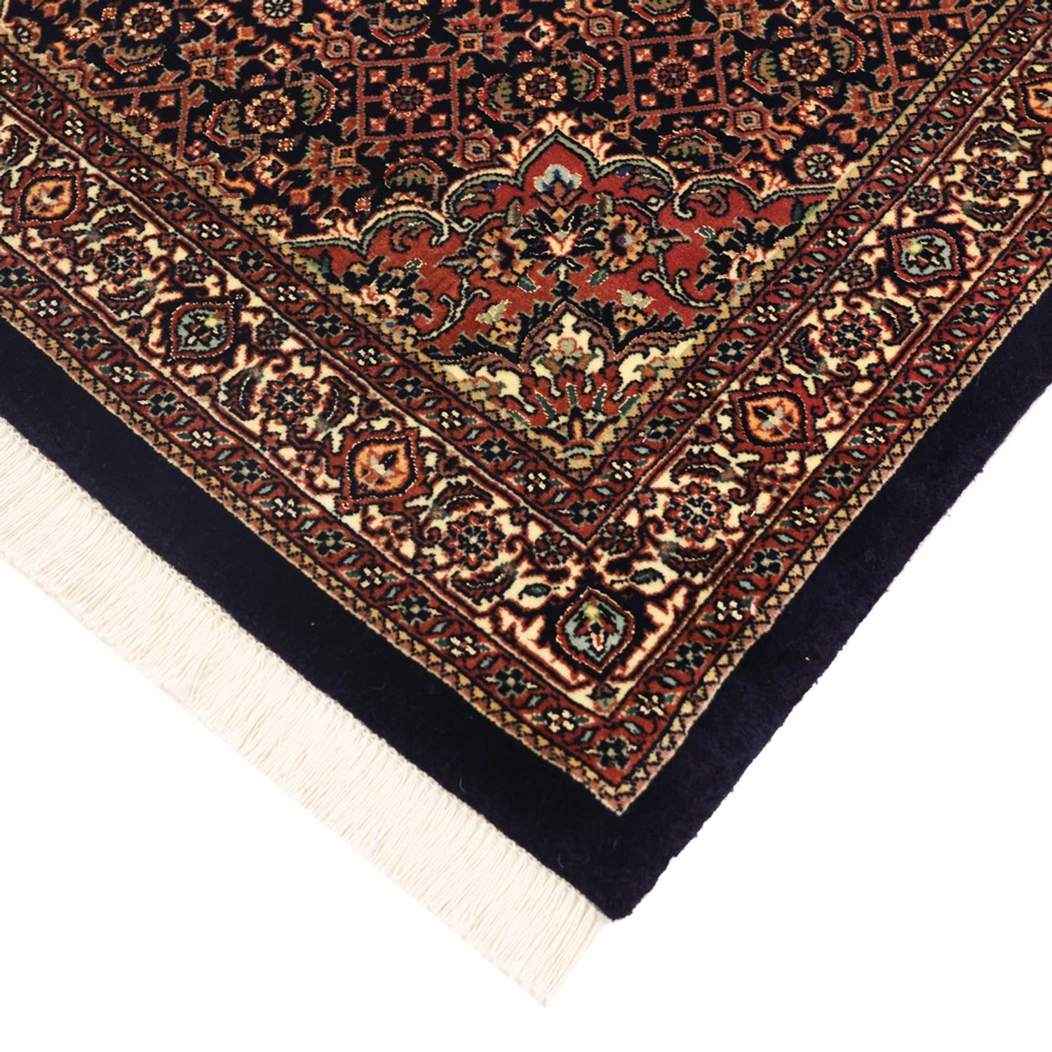Persisk tæppe - Bijar - Royal - 149 x 89 cm - mørkerød