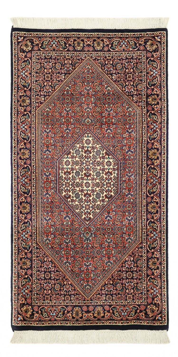 Persisk tæppe - Bijar - Royal - 135 x 70 cm - rust