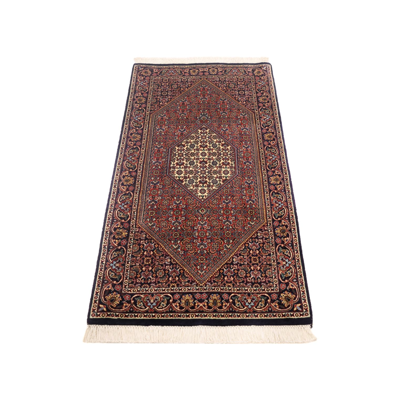 Persisk tæppe - Bijar - Royal - 135 x 70 cm - rust