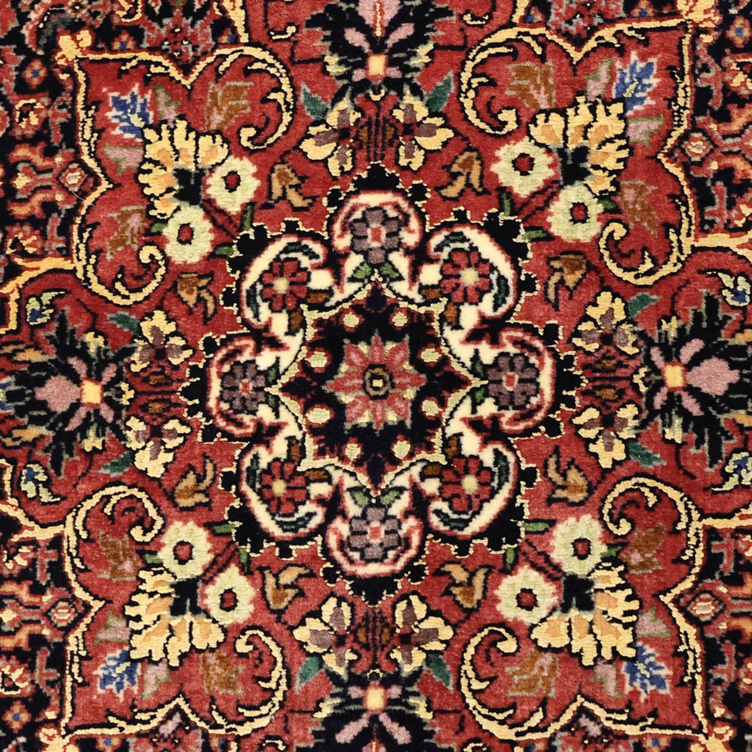 Dywan perski - Bijar - Royal - 140 x 70 cm - ciemna czerwień
