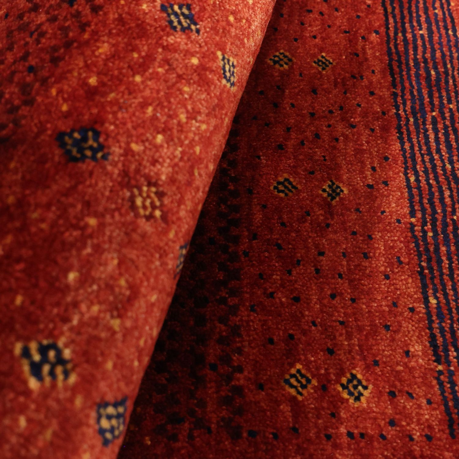 Gabbeh Rug - Kashkuli Perser square  - 112 x 103 cm - multicolored