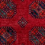 Afghansk tæppe - Kunduz - 240 x 174 cm - rød