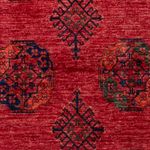 Afghansk tæppe - Kunduz - 234 x 172 cm - rød