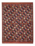 Afghansk tæppe - 215 x 176 cm - flerfarvet