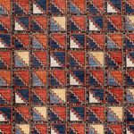 Afghansk tæppe - 215 x 176 cm - flerfarvet