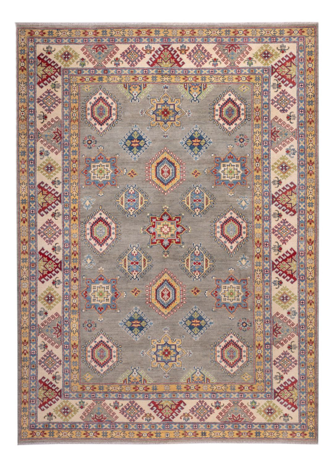 Dywan Ziegler - Kazak - 297 x 207 cm - morski błękit
