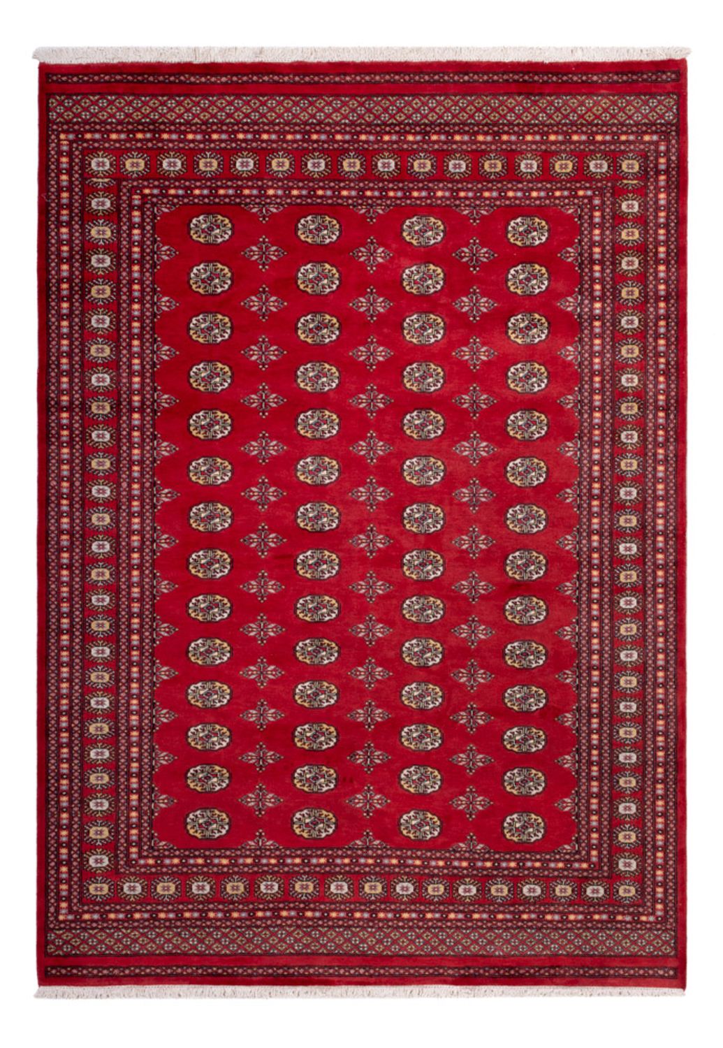 Afgański dywan - Bukhara - 292 x 206 cm - czerwony