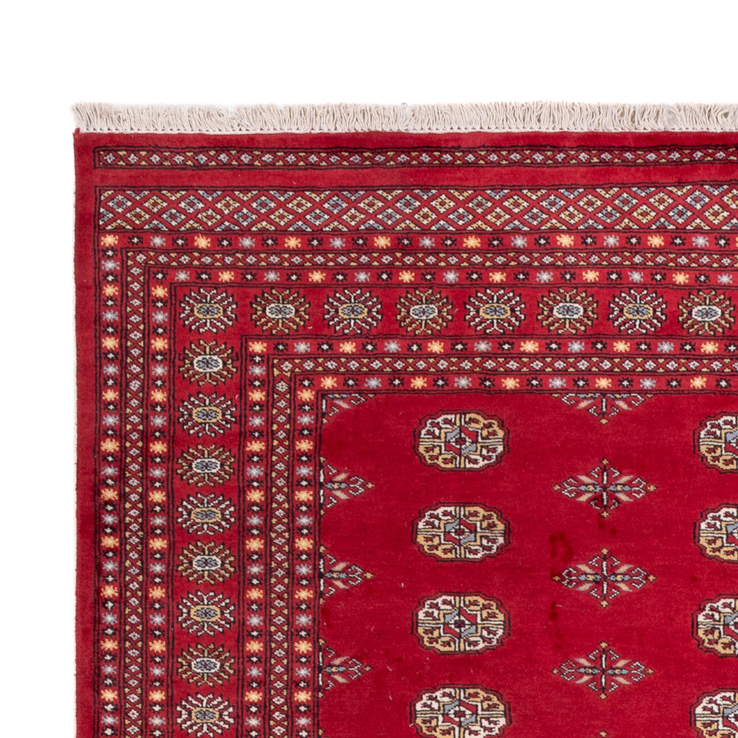 Afgański dywan - Bukhara - 307 x 201 cm - czerwony