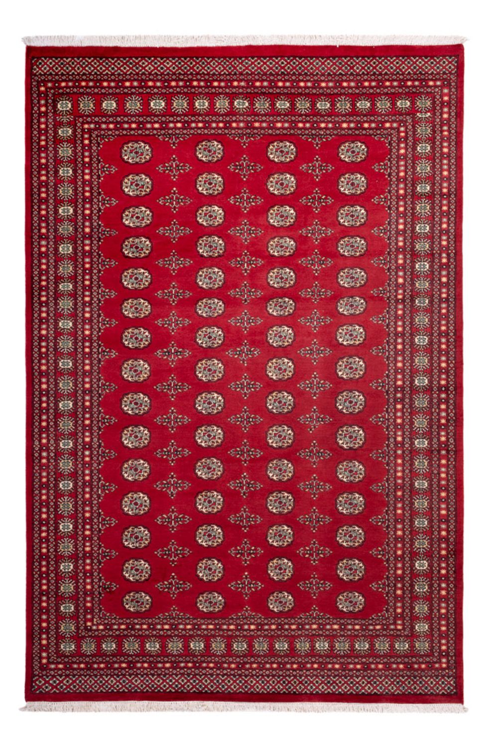 Afgański dywan - Bukhara - 318 x 210 cm - czerwony