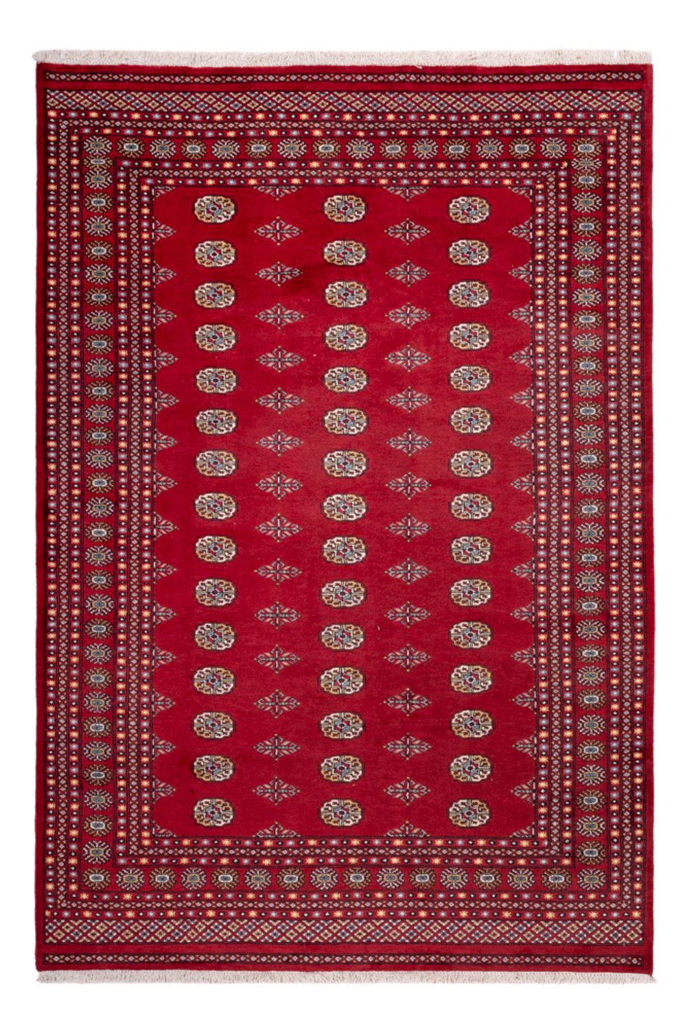 Afgański dywan - Bukhara - 308 x 207 cm - czerwony
